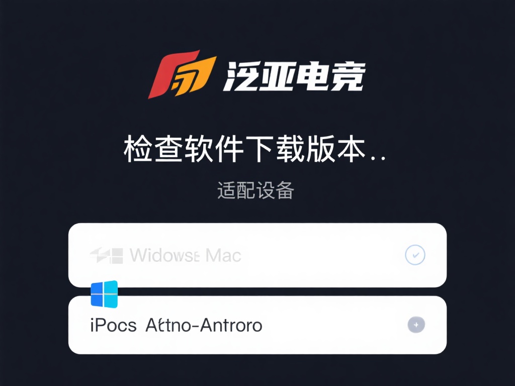 检查软件下载版本是否适配设备
泛亚电竞软件通常会